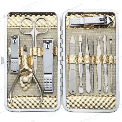12 Pcs Manicure Set Stainless Steel Nail Clippers