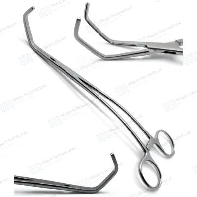 Satinsky DeBakey Atraumatic Tangential Clamp 9"