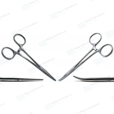 Single Use 2 Pcs Stainless Steel Mosquito Hemostat Forceps