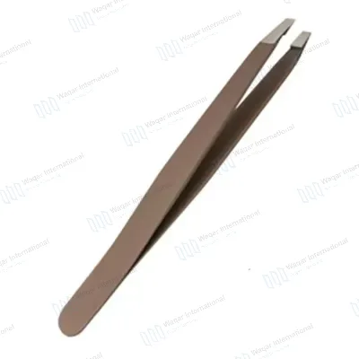 Diamond Grip Stainless Steel Eyebrow Tweezers