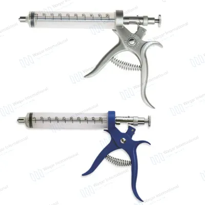 Stainless Steel Veterinary Syringe Livestock Cow Horse