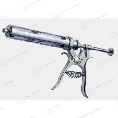 Stainless Steel Veterinary Syringe Livestock Animal Care Cattel Farm