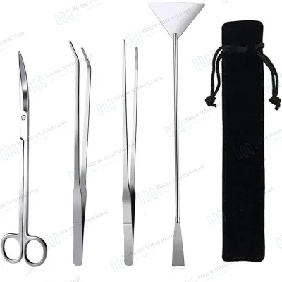 Fistoy Light Luxury Metal Aquarium Aquascaping Tool Long