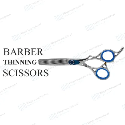 Stainless Steel Printed Flat Thinning Barber Scissors