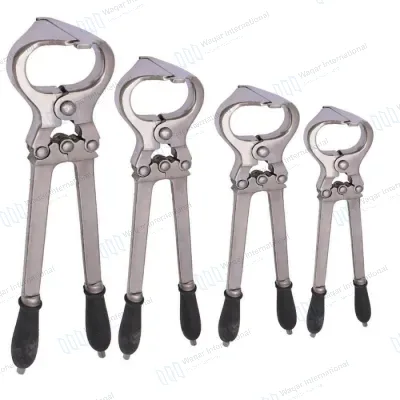 Veterinary Surgical Bloodless Castration Forceps Burdizzo Clamps
