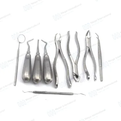 Children's Dental Extraction Forceps Curved Straight