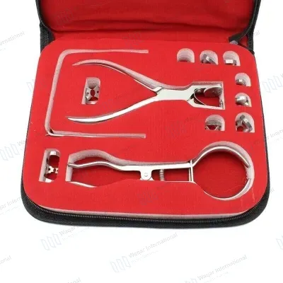 Rubber Dam Starter Kit 13 Pcs Steel Frame Punch