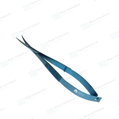 Castroviejo Corneal Scissors Titanium Stainless Steel Micro Capsule