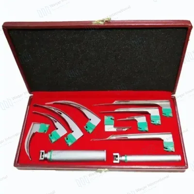Adult Anesthesia Laryngoscope ENT Operation Scope Surgical Reusable Set