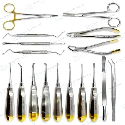 Genuine German Steel Machinery 17-Piece Oral Dental