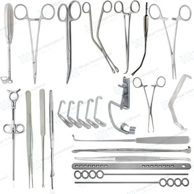 Tonsillectomy Set Stainless Steel Surgical Instruments