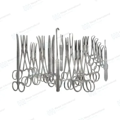 22 Pcs Stainless Steel Veterinary Instruments Set Includes
