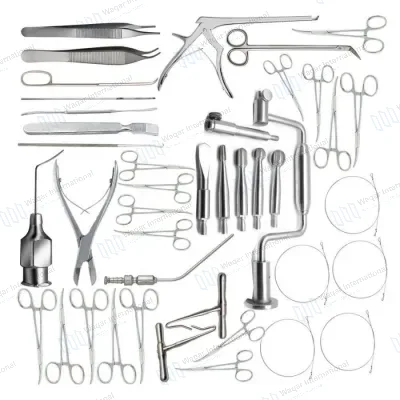 98 PCS Craniotomy Instrument Set Stainless Steel