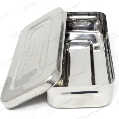 Stainless Steel Surgical Sterilization Trays Dental Instrument Boxes
