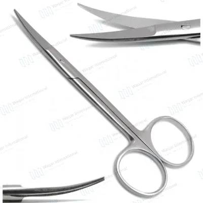 Iris Scissors 4.5" Curved Sharp Points