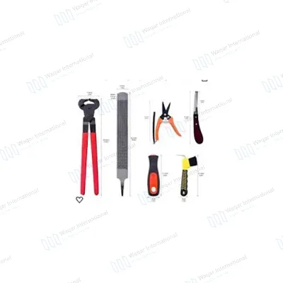 Hoof Farrier Trimming Tools 8 Pcs Set Reusable Breathable