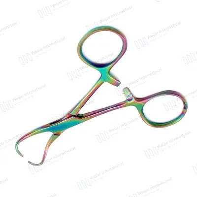 3.5 Inch Stainless Steel Dental Backhaus Towel Forceps