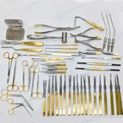 Stainless Steel Blepharoplasty Instruments Set / Plastic Surgery