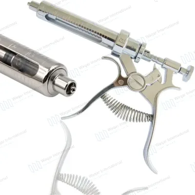 Veterinary Adjustable Continuous Revolver Syringe