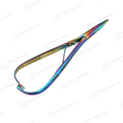 Silver Black Mathieu Needle Holder Dental Orthodontic Tool
