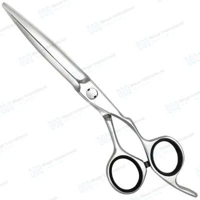 Razor Edge Barber Hair Scissors Silver Japanese