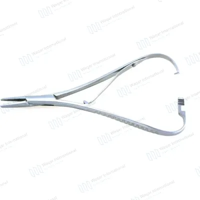 Orthodontic Instrument Mathieu Needle Holder Silver Black Tungsten