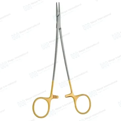 Needle Holder Tungsten Carbide Jaws Scissor Screw Joint