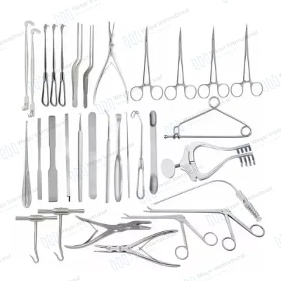 32pcs Basic Cranial Surgery Set Steel Instruments