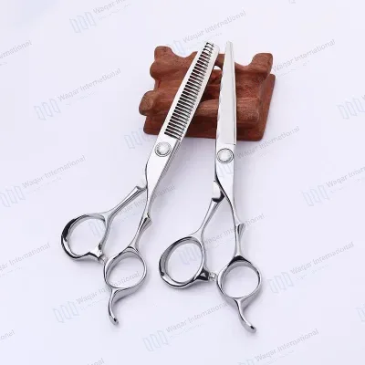 440C Right-Handed Foldable Japanese Stainless Steel Hairdressing Scissors Set