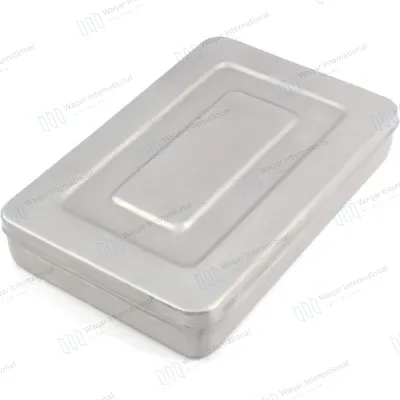 Stainless Steel Surgical Instrument Box Perforated Dental Tool Box