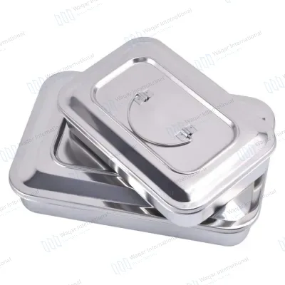 Stainless Steel Surgical Dental Instruments Sterilization Box Cover