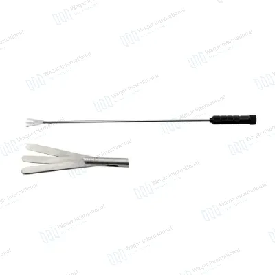 Bariatric Laparoscopic Stainless Steel Fan Esophageal Retractors Articulating