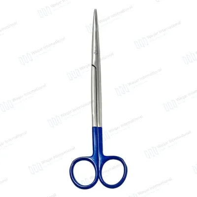 Veterinary Stainless Steel Surgical Scissors Straight Curved Tip Instrument