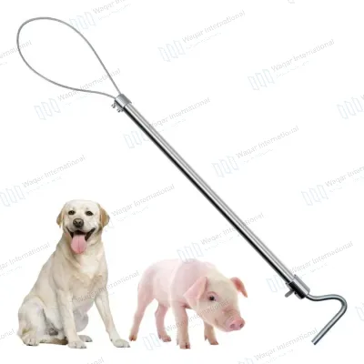 Self-Locking Stainless Steel Pig Holder Instrument Handle