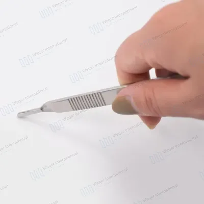 Steel Disposable Surgical Scalpel Handle Instrument