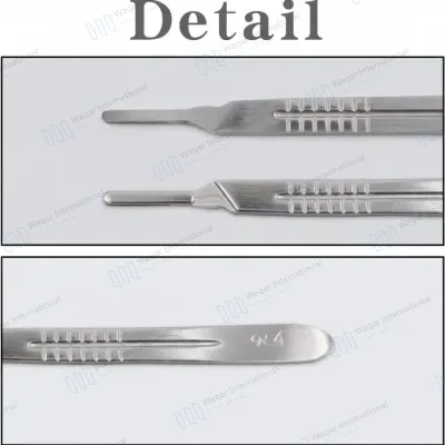 Steel Scalpel and Surgical Knife Handles No.3 & No.4
