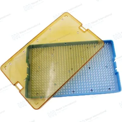 Plastic Sterilization Instrument Tray Case for ENT Surgical