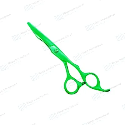 SUPERCUT Stainless Steel Medium Handle Iris Scissors Straight Wave