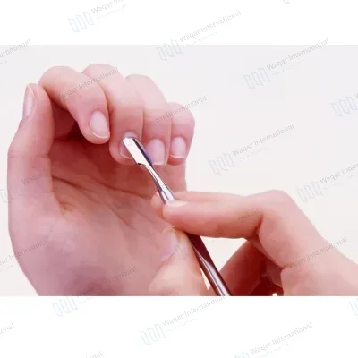 Stainless Steel Cuticle Pushers & Cutter Double