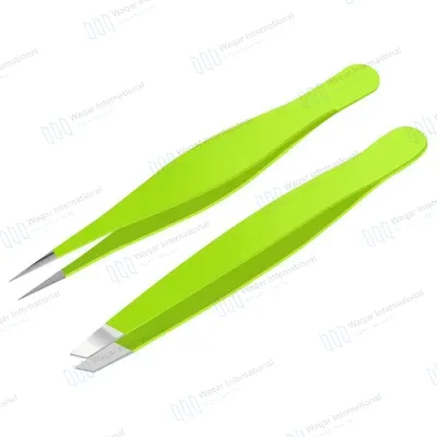 Lightweight Handmade Stainless Steel Square Tip Eyebrow