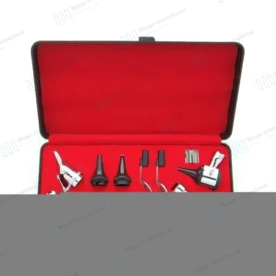 Stainless Steel ENT Diagnostic Set-Otoscope Ophthalmoscope