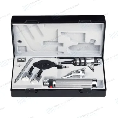 Stainless Steel Portable ENT Diagnostic Set