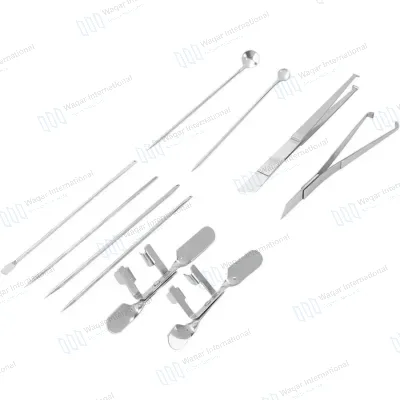 Stainless Steel Veterinary ENT Diagnostic Surgical Instrument Set