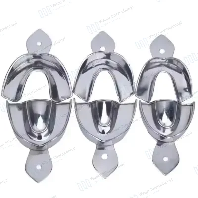 Dental Impression Tray-Stainless Steel Perforated