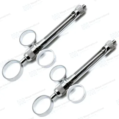 Stainless Steel Dental Aspirating Injection Syringes