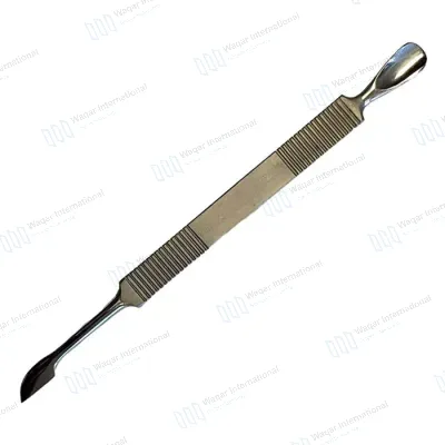 Beauty Nail Cuticle Spoon Pusher Foot File Stone