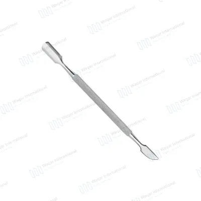 Double Sided Stone Stainless Steel Nail Cuticle Pusher Foot