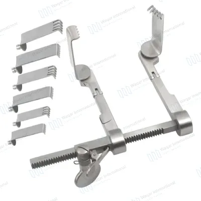 Adjustable Casper Cervical Retractor Set Orthopedic Complete Spine Surgical