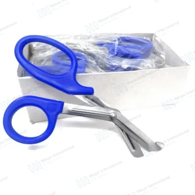 Industrial Bandage Nursing Scissors Stainless Steel Serrated Smooth Curved