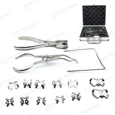 Rubber Dam Punch Board Practice Tool Set Dental